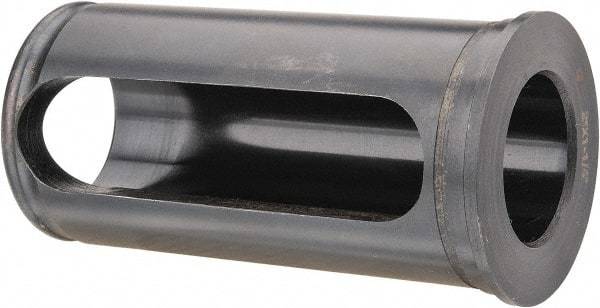 Interstate - 1-1/4" ID, 2" OD, 4" Length Under Head, Type C Lathe Tool Holder Bushing - 5/16" Head Thickness, 3-5/8" Slot Length - Exact Tool & Supply