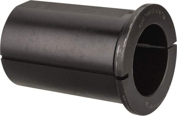 Interstate - 2-1/4" ID, 3" OD, 4-1/2" Length Under Head, Type B Lathe Tool Holder Bushing - Type B, 0.365 Inch Thick Head - Exact Tool & Supply