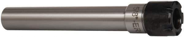 Interstate - 1" Projection, Straight Shank, ER16 Collet Chuck - 3.65" OAL, 5/8" Shank Diam - Exact Tool & Supply