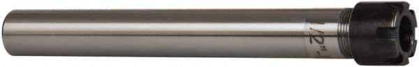 Interstate - 1" Projection, Straight Shank, ER11 Collet Chuck - 3.5" OAL, 1/2" Shank Diam - Exact Tool & Supply