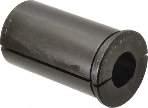Interstate - 1" ID, 2" OD, 3-1/2" Length Under Head, Type B Lathe Tool Holder Bushing - Type B, 0.295 Inch Thick Head - Exact Tool & Supply