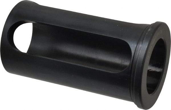 Interstate - 1-3/4" ID, 2-1/2" OD, 4-1/2" Length Under Head, Type C Lathe Tool Holder Bushing - 4-1/8" Slot Length - Exact Tool & Supply