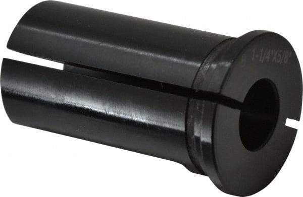 Interstate - 5/8" ID, 1-1/4" OD, 2-1/8" Length Under Head, Type B Lathe Tool Holder Bushing - Type B, 0.265 Inch Thick Head - Exact Tool & Supply