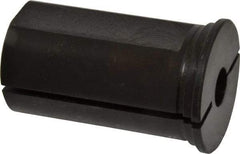 Interstate - 1/2" ID, 1-1/2" OD, 2-1/2" Length Under Head, Type B Lathe Tool Holder Bushing - Type B, 0.265 Inch Thick Head - Exact Tool & Supply