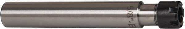 Interstate - 1" Projection, Straight Shank, ER11 Collet Chuck - 3.5" OAL, 5/8" Shank Diam - Exact Tool & Supply