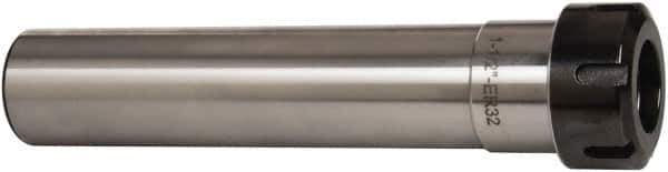 Interstate - 1" Projection, Straight Shank, ER32 Collet Chuck - 6.2" OAL, 1-1/2" Shank Diam - Exact Tool & Supply