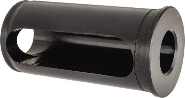Interstate - 1" ID, 2" OD, 4" Length Under Head, Type C Lathe Tool Holder Bushing - 5/16" Head Thickness, 3-5/8" Slot Length - Exact Tool & Supply