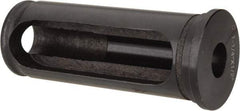 Interstate - 1/2" ID, 1-1/4" OD, 3-1/4" Length Under Head, Type C Lathe Tool Holder Bushing - 3/16" Head Thickness, 2-7/8" Slot Length - Exact Tool & Supply
