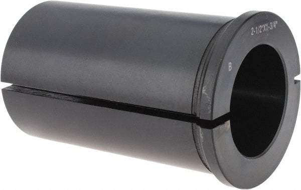 Interstate - 1-3/4" ID, 2-1/2" OD, 4" Length Under Head, Type B Lathe Tool Holder Bushing - Type B, 0.334 Inch Thick Head - Exact Tool & Supply