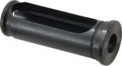 Interstate - 1/2" ID, 1" OD, 2-3/4" Length Under Head, Type C Lathe Tool Holder Bushing - 3/16" Head Thickness, 2-3/8" Slot Length - Exact Tool & Supply