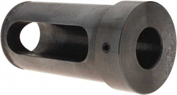 Interstate - 1" ID, 2" OD, 3-3/4" Length Under Head, Type Z Lathe Tool Holder Bushing - 3/4" Head Thickness, 3-3/8" Slot Length - Exact Tool & Supply