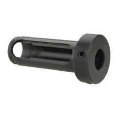 Interstate - 5/8" ID, 1" OD, 2-3/4" Length Under Head, Type Z Lathe Tool Holder Bushing - 1/2" Head Thickness, 2-3/8" Slot Length - Exact Tool & Supply