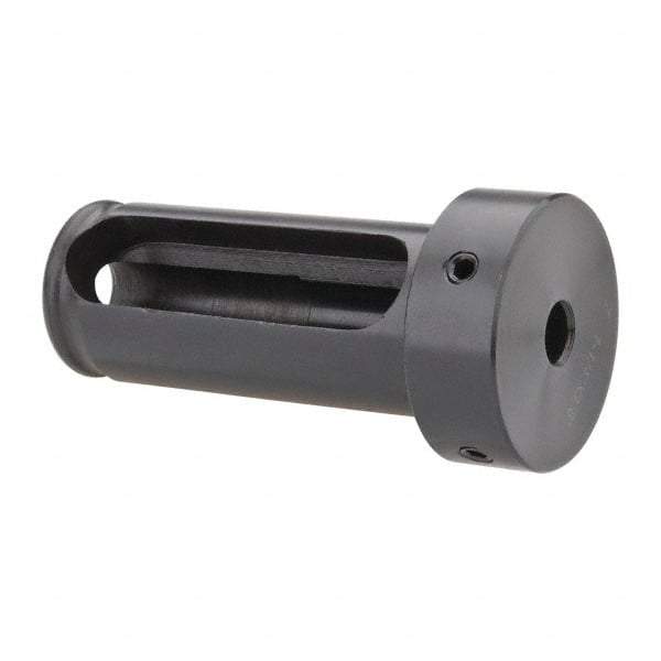 Interstate - 3/8" ID, 1-1/4" OD, 3" Length Under Head, Type Z Lathe Tool Holder Bushing - 5/8" Head Thickness, 2-5/8" Slot Length - Exact Tool & Supply