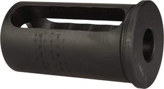 Interstate - 1" ID, 2-1/2" OD, 4-1/2" Length Under Head, Type C Lathe Tool Holder Bushing - 4-1/8" Slot Length - Exact Tool & Supply