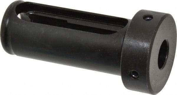 Interstate - 5/8" ID, 1-1/4" OD, 3" Length Under Head, Type Z Lathe Tool Holder Bushing - 5/8" Head Thickness, 2-5/8" Slot Length - Exact Tool & Supply