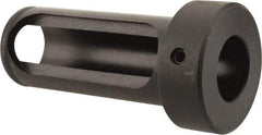 Interstate - 7/8" ID, 1-1/4" OD, 3" Length Under Head, Type Z Lathe Tool Holder Bushing - 5/8" Head Thickness, 2-5/8" Slot Length - Exact Tool & Supply