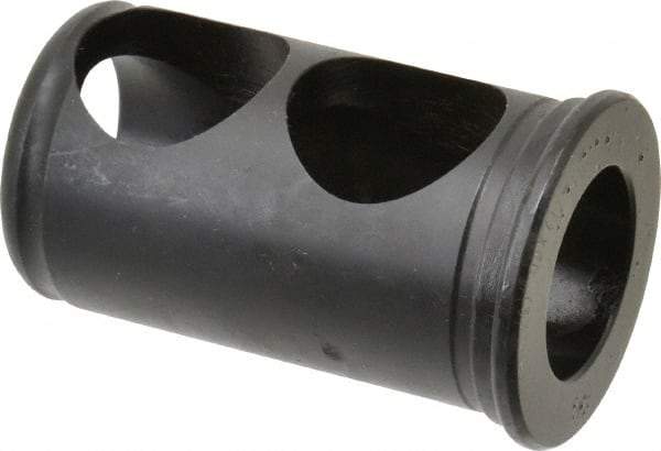 Interstate - 1" ID, 1-1/2" OD, 2-1/2" Length Under Head, Type J Lathe Tool Holder Bushing - 3/16" Head Thickness - Exact Tool & Supply