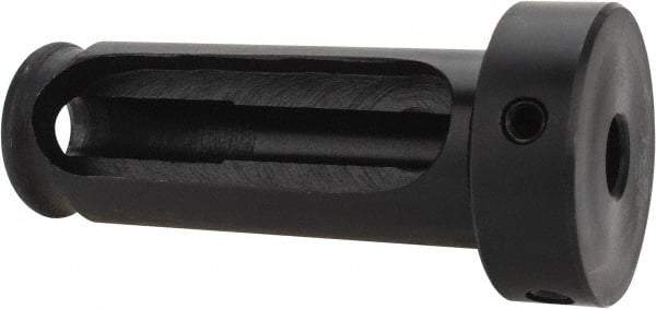 Interstate - 3/8" ID, 1" OD, 2-3/4" Length Under Head, Type Z Lathe Tool Holder Bushing - 1/2" Head Thickness, 2-3/8" Slot Length - Exact Tool & Supply