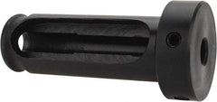 Interstate - 3/8" ID, 1" OD, 2-3/4" Length Under Head, Type Z Lathe Tool Holder Bushing - 1/2" Head Thickness, 2-3/8" Slot Length - Exact Tool & Supply