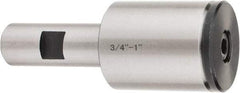 Interstate - Slitting/Slotting Saw Arbor - Straight Shank, 3/4" Shank Diam, 3.94" OAL, For 1" Cutter Hole Diam - Exact Tool & Supply