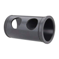 Interstate - 1-3/4" ID, 2" OD, 3-1/2" Length Under Head, Type J Lathe Tool Holder Bushing - 3/16" Head Thickness - Exact Tool & Supply