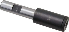 Interstate - Slitting/Slotting Saw Arbor - Straight Shank, 1/2" Shank Diam, 3.2" OAL, For 1/2" Cutter Hole Diam - Exact Tool & Supply