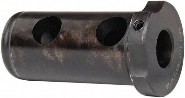 Interstate - 3/4" ID, 1-1/2" OD, 3-1/8" Length Under Head, Type LB Lathe Tool Holder Bushing - 3/8" Head Thickness - Exact Tool & Supply