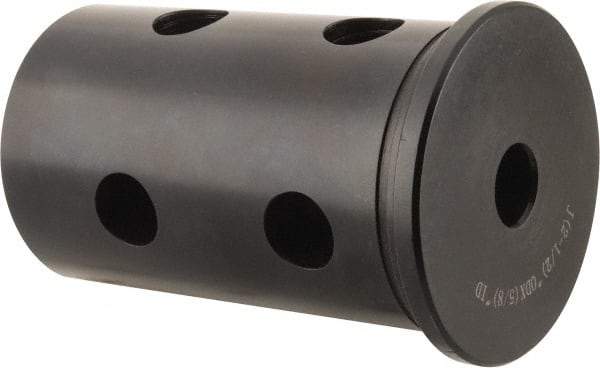 Interstate - 5/8" ID, 2-1/2" OD, 4" Length Under Head, Type J Lathe Tool Holder Bushing - Type J, 0.333 Inch Thick Head - Exact Tool & Supply
