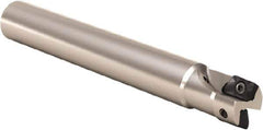 Seco - 32mm Cut Diam, 17mm Max Depth of Cut, 32mm Shank Diam, 210mm OAL, Indexable Square Shoulder End Mill - XO.. 1806 Inserts, Cylindrical Shank, 90° Lead Angle, Through Coolant, Series Power Turbo - Exact Tool & Supply