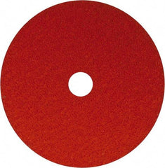 Norton - 7" Diam 7/8" Hole 24 Grit Fiber Disc - Ceramic, Series R980P - Exact Tool & Supply