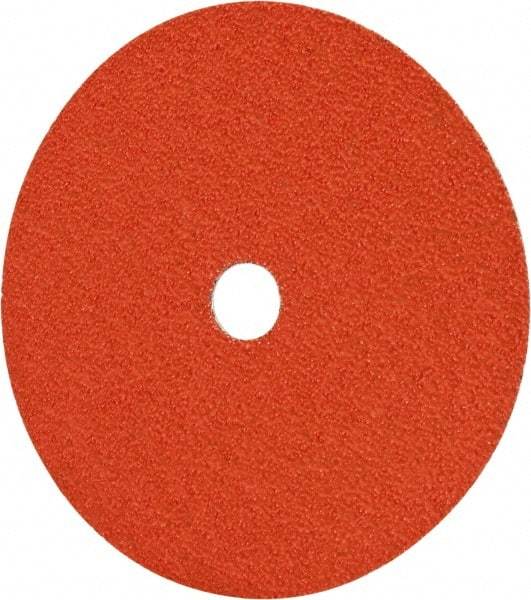 Norton - 7" Diam 7/8" Hole 36 Grit Fiber Disc - Medium Grade, Ceramic, Series R980P - Exact Tool & Supply
