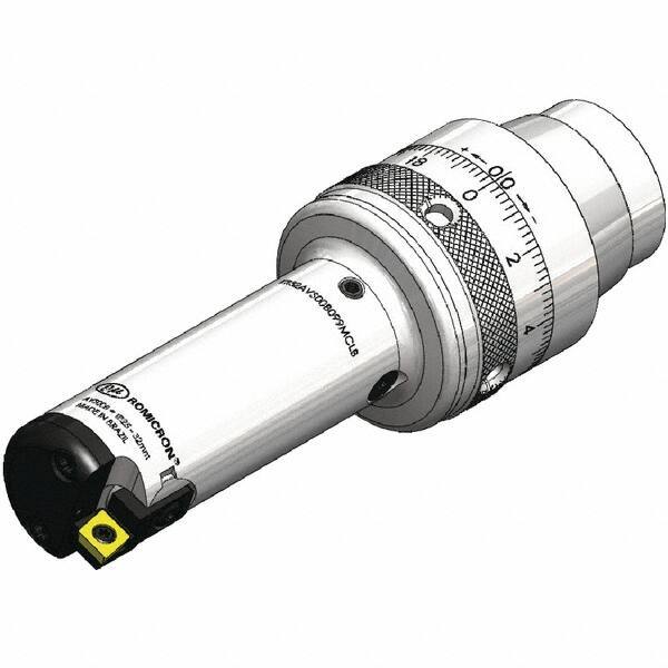 Kennametal - 47mm Body Diam, Manual Single Cutter Boring Head - 65mm to 79mm Bore Diam, 48mm Bar Hole Diam - Exact Tool & Supply