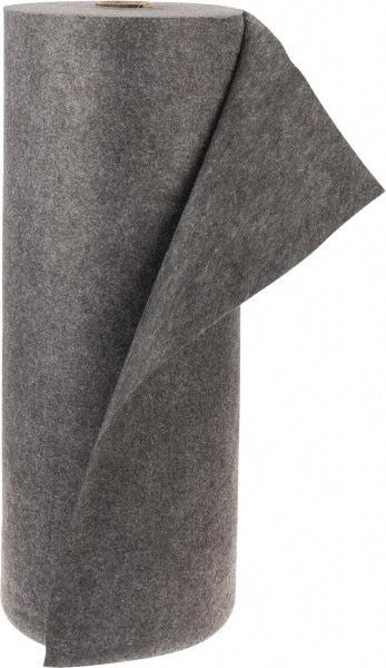 PRO-SAFE - 42 Gal Capacity per Package, Universal Rug - 150' Long x 3' Wide, Dark Gray, Polypropylene - Exact Tool & Supply