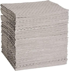 PRO-SAFE - 36 Gal Capacity per Package, Universal Pad - 17" Long x 15" Wide, Gray, Polypropylene - Exact Tool & Supply