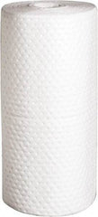 PRO-SAFE - 36 Gal Capacity per Package, Oil Only Roll - 150' Long x 15" Wide, White, Polypropylene - Exact Tool & Supply