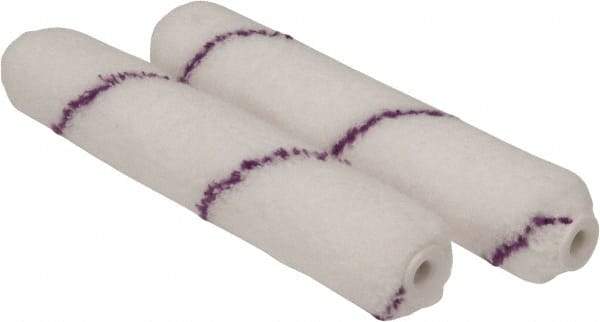 Premier Paint Roller - 3/8" Nap, 6-1/2" Wide Paint Mini Roller - Semi-Smooth Texture, Microfiber - Exact Tool & Supply