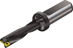 Sandvik Coromant - 92.9005mm Max Drill Depth, 4xD, 7/8" Diam, Indexable Insert Drill - 2 Inserts, 1" Shank Diam, Straight Shank - Exact Tool & Supply