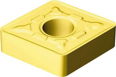 Sandvik Coromant - CNMG646 MRR Grade 2025 Carbide Turning Insert - TiCN/Al2O3/TiN Finish, 80° Diamond, 3/4" Inscr Circle, 1/4" Thick, 3/32" Corner Radius - Exact Tool & Supply