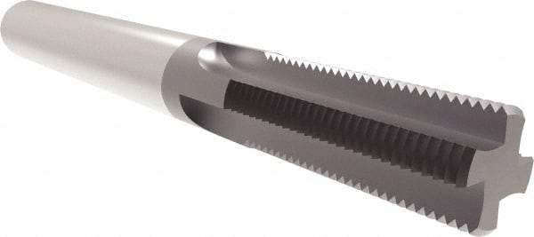 Allied Machine and Engineering - M3x0.50 Metric, 0.085" Cutting Diam, 3 Flute, Solid Carbide Helical Flute Thread Mill - Internal/External Thread, 0.178" LOC, 2" OAL, 1/8" Shank Diam - Exact Tool & Supply