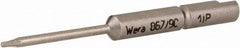 Wera - 4mm Drive, Torx Plus Precision Screwdriver Bit - 1-3/4" OAL - Exact Tool & Supply