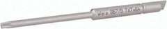 Wera - 4mm Drive, Torx Precision Screwdriver Bit - 2-1/2" OAL - Exact Tool & Supply