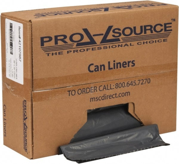 PRO-SOURCE - Pack of (50) 55 Gal 2.5 mil Heavy-Duty Trash Bags - Exact Tool & Supply