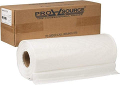 PRO-SOURCE - 2.7 mil Thick, Heavy-Duty Trash Bags - Hexene Resins, Roll Dispenser, 38" Wide x 63" High, Clear - Exact Tool & Supply