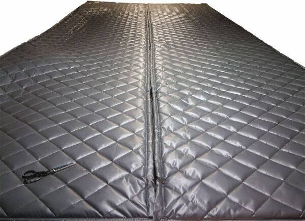 Singer Safety - 25' Long x 48" Wide, Fiberglass Roll - ASTM E-84 Specification, Metallic Gray - Exact Tool & Supply
