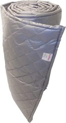 Singer Safety - 25' Long x 48" Wide, Fiberglass Roll - ASTM E-84 Specification, Metallic Gray - Exact Tool & Supply
