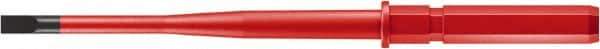 Wera - 3.5mm x 0.6mm Blade, 9mm Drive Slotted Screwdriver Bit - 6-1/4" OAL - Exact Tool & Supply