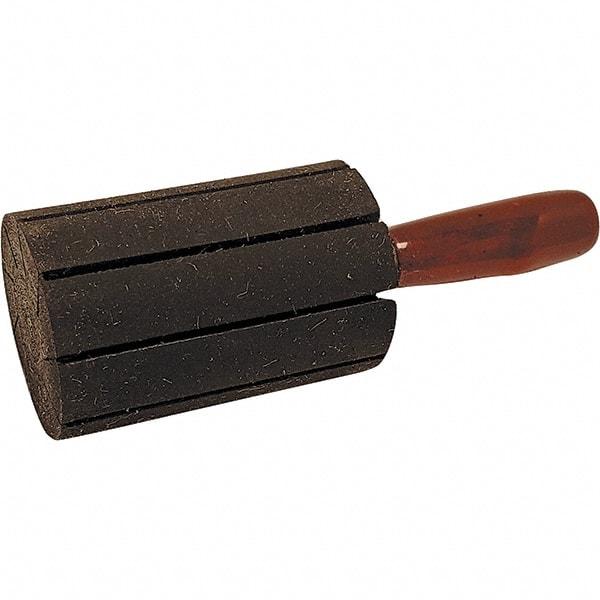Dynabrade - 1-1/2" Wide x 1" Diam, Expander Wheel Spiral Band Drum - 1/4" Shank Diam, 12,000 RPM - Exact Tool & Supply