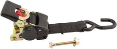 Erickson Manufacturing - 5-1/2' Long x 2" Wide, 4,000 Lb Basket Capacity, Polyester Web Sling - Black - Exact Tool & Supply