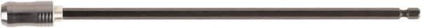 Wiha - 1/4" Insert, Hex Drive Bit Adapter - Magnetic, Quick Release, 9" OAL - Exact Tool & Supply
