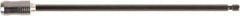 Wiha - 1/4" Insert, Hex Drive Bit Adapter - Magnetic, Quick Release, 9" OAL - Exact Tool & Supply